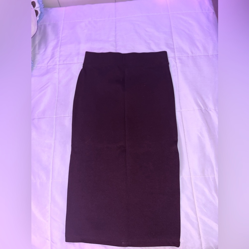 ~Burghandy Pencil Skirt~